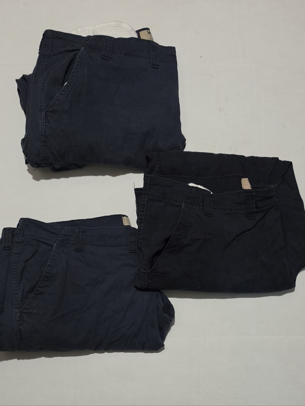 Bundle Of THREE Wrangler Dark Blue Men's Cargo Pants